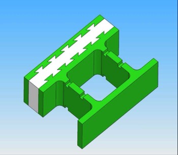  THERMAL BLOCK FOR REINFORCED CONCRETE WALLS (Registered pattern) 