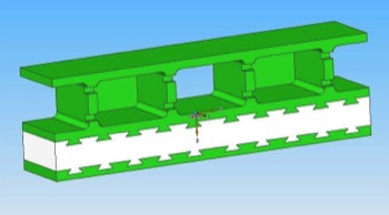  DOUBLE THERMAL BLOCK WITH SIDE INSERT (Registered pattern)  