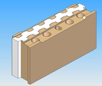  EXAMPLES OF THERMO-ACOUSTIC PARTITION THERMOBLOCKS - Thick 145 mm 