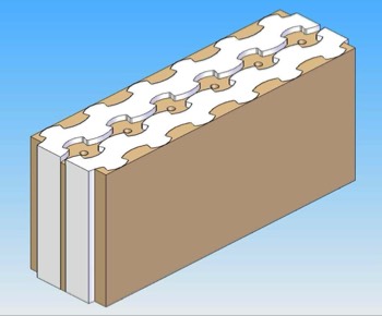  EXAMPLES OF THERMO-ACOUSTIC PARTITION THERMOBLOCKS - Thick 145 mm 