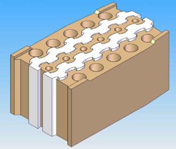  EXAMPLES OF THERMO-ACOUSTIC PARTITION THERMOBLOCKS - Thick 295 mm 